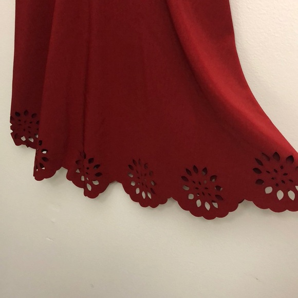 ModCloth burnt orange sleeveless dress - Picture 2 of 2